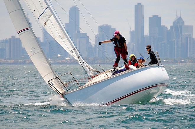 Satie was sailed by an all-women crew in the S80 championships, their first regatta. © David Staley - copyright